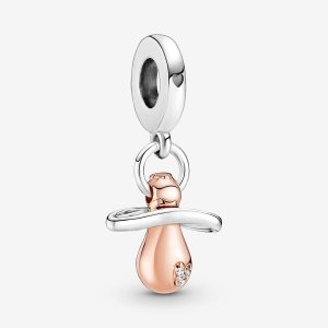 Pandora Baby Pacifier Visieť Two-tone | 372GBYKNL