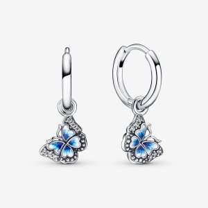 Pandora Blue Butterfly Obruč Strieborne | 281BVPWQC