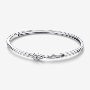 Pandora Brilliance 0.15 ct tw Náramky Strieborne | 597IFLPCJ