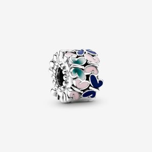 Pandora Butterfly Arrangement Clip Klipy Strieborne | 645QKCTOV
