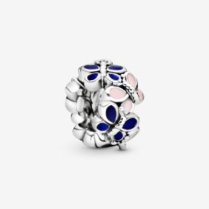 Pandora Butterfly Arrangement Rozperka Strieborne | 374YPOHNX