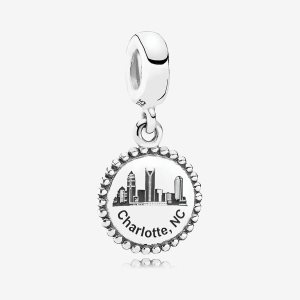 Pandora Charlotte Visieť Strieborne | 597CBKJPV