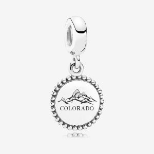 Pandora Colorado Snow Cap Visieť Strieborne | 502WLKZXT