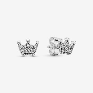 Pandora Crown Stud Strieborne | 416ITEZMF