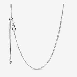 Pandora Curb Reťaz Strieborne | 287HOESXZ
