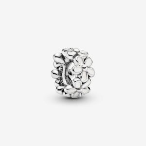 Pandora Daisy Flower Rozperka Strieborne | 467QITBKR