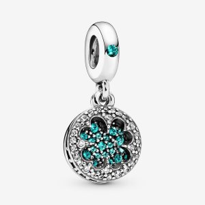 Pandora Dazzling Clover Visieť Strieborne | 965XMBEWU