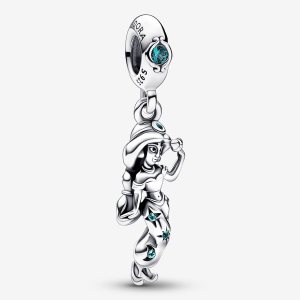 Pandora Disney Aladdin Princess Jasmine Visieť Strieborne | 139LFJHQD