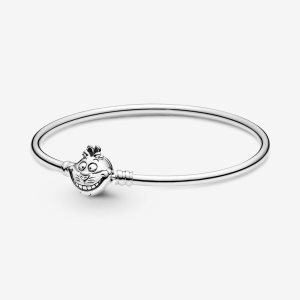 Pandora Disney Alice in Wonderland Cheshire Cat Clasp Moments Charms Strieborne | 602PYAFLT
