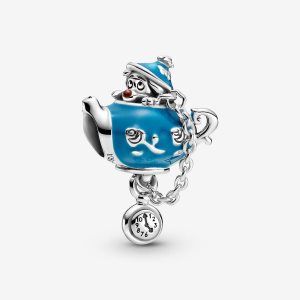 Pandora Disney Alice in Wonderland Unbirthday Party Teapot Visieť Strieborne | 069JHIYGX