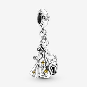 Pandora Disney Beauty the Beast Dancing Belle Visieť Strieborne | 026GJSMPX