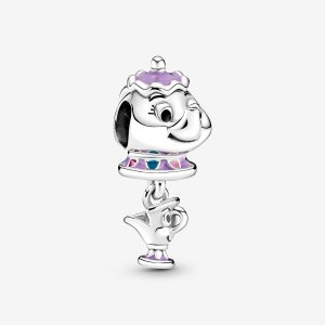 Pandora Disney Beauty the Beast Mrs. Potts Chip Visieť Strieborne | 958ESWMXR