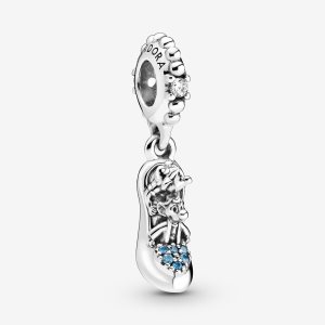 Pandora Disney Cinderella Glass Papuce & Mice Visieť Strieborne | 278FJRXHV