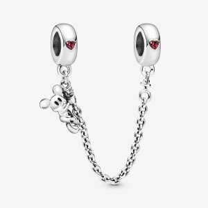 Pandora Disney Climbing Mickey Chain Safety Strieborne | 478SDXFZA