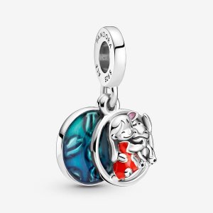 Pandora Disney Lilo & Stitch Family Visieť Strieborne | 805YVGZPR