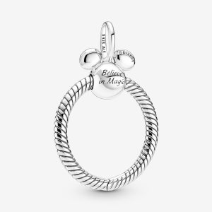 Pandora Disney Mickey Mouse O Charms Strieborne | 067YDGJLM