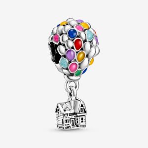 Pandora Disney Pixar Up House & Balloons Visieť Strieborne | 143XLJTVD