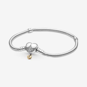 Pandora Disney Princess Moments Snake Charms Two-tone | 549PXHCTD