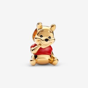 Pandora Disney Winnie the Pooh Bear Charms Zlate | 275QMLZPY