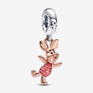 Pandora Disney Winnie the Pooh Piglet Visieť Two-tone | 759KRHJEC