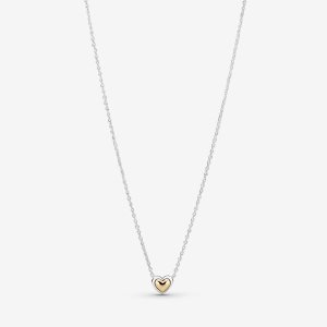 Pandora Domed Golden Collier Prívesky Two-tone | 162SPNZFA