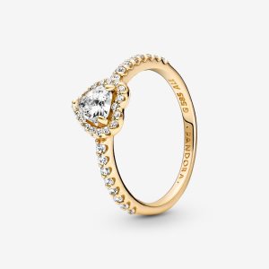 Pandora Elevated Solitaire Zlate | 398JMVOEQ