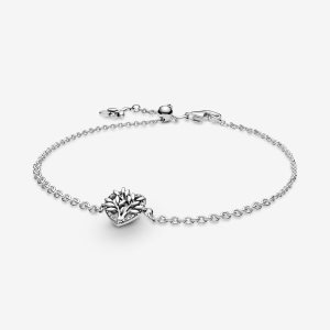 Pandora Family Tree Non-Charms Strieborne | 082HEUMNS