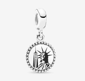 Pandora Freedom Tower Visieť Strieborne | 387DHWXZL