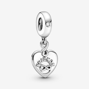 Pandora Friends Forever Visieť Strieborne | 871LXKHJO