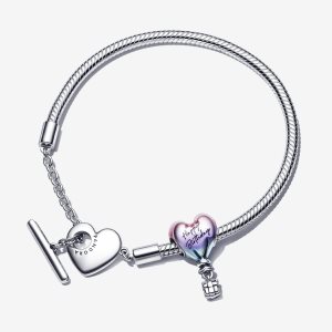 Pandora Happy Birthday Balloon T-Bar Charms Viacfarebný | 846SLOINW
