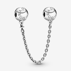 Pandora Logo Safety Strieborne | 026TBVJOP