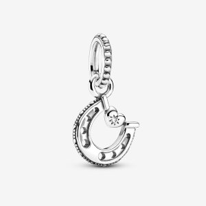 Pandora Luck Horseshoe Visieť Strieborne | 092XKFEOR