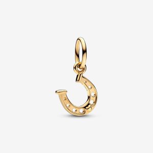 Pandora Lucky Horseshoe Visieť Zlate | 475AJLWCU