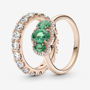 Pandora Lucky In Vintage Stacking Súpravy Prsteňov Viacfarebný | 237NMUQBR