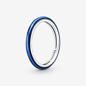 Pandora ME Electric Blue Stohovateľné Strieborne | 174TVSPYF