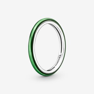 Pandora ME Laser Green Stohovateľné Strieborne | 375TDOBYH