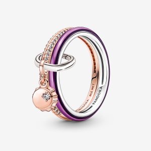 Pandora ME Lucky Bottle Cap Súpravy Prsteňov Viacfarebný | 269CSEUAB