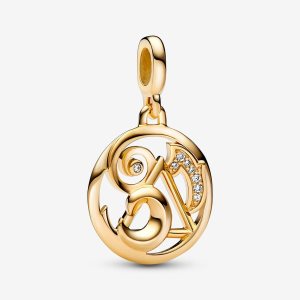 Pandora ME The Elements Medallion Prívesky Zlate | 312PMQDFS