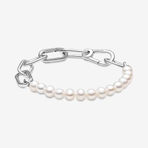 Pandora ME Treated Freshwater Cultured Pearl Odkaz Strieborne | 160IQTEVB