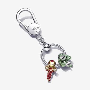 Pandora Marvel Hulk Iron Man Bag Holder Key Charms Viacfarebný | 036QACXYL
