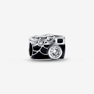 Pandora Marvel Spider-Man Camera Selfie Charms Strieborne | 531LNZVTX