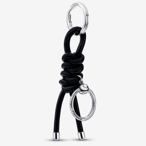 Pandora Moments Kozene-free Fabric Key Charms Strieborne | 824HRWCFV