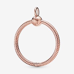 Pandora Moments Medium O Charms Ruzove Zlate | 938PIABNG