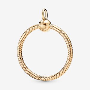 Pandora Moments Medium O Charms Zlate | 468FJQVTW