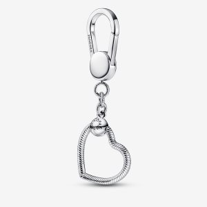 Pandora Moments Small Bag Holder Charms Strieborne | 832OQDIVF