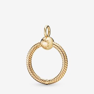 Pandora Moments Small O Charms Zlate | 829WCUDXE