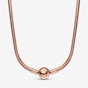 Pandora Moments Snake Charms Ruzove Zlate | 208UCSMGR