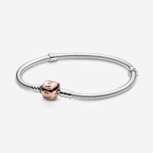 Pandora Moments Snake Reťaz Two-tone | 821QRDCJW