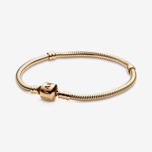 Pandora Moments Snake Reťaz Zlate | 409BUFNXC