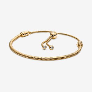 Pandora Moments Snake Slider Posuvné Zlate | 935DHNGTX